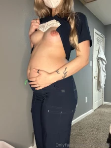 Dm to cum for a pregnant nurse