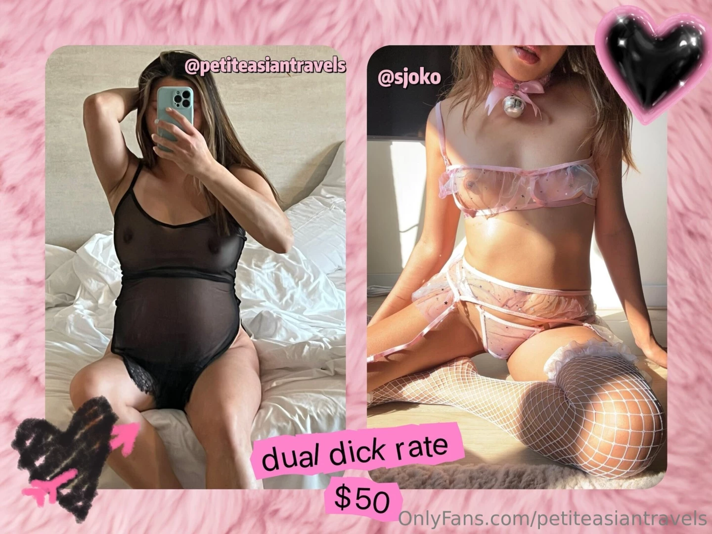 Double trouble join me and sjoko as we team up to rate your cock two 