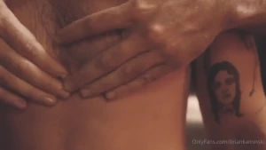 Jarecwentworth1 preparing crixusalexander and oiling him down muscle