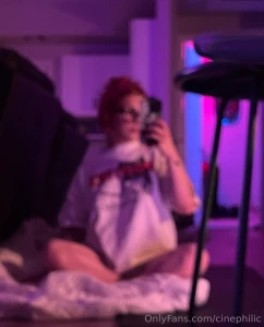 Very tipsy and sleepy look at me bent over