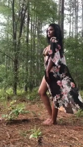 Wanna see me bare it all in nature get the full professional video