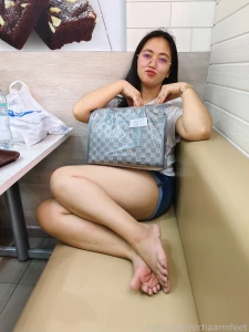 Feet pics in donut shop yes feet soles asianfeet asiansoles part 6