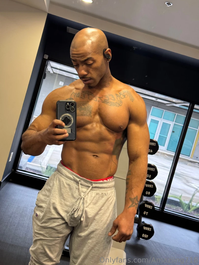 Some things are hard to hide after a good workout 