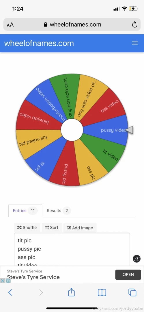 Spin the wheel sale for 5 99 you ll get 4 spins for 8 99 you get 6 