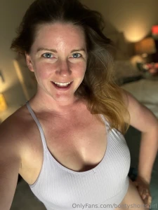Right before hopping into bed