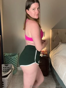 I love these shorts even though they ride up inside me