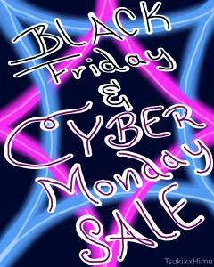 Happy black friday for the whole weekend including cyber monday i have