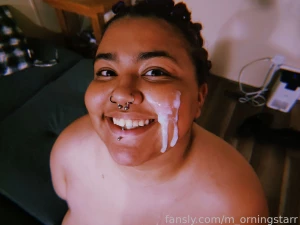 I m the happiest with your cum on me