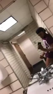 These dorm bathrooms have seen me do some nasty shi on god