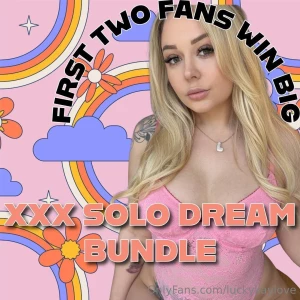Solo dream bundle first two fans who tip 14 will receive my secret
