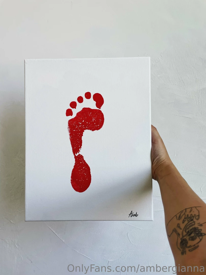 Foot art for sale on my etsy one of a kind acrylic paint foot prints part 3 