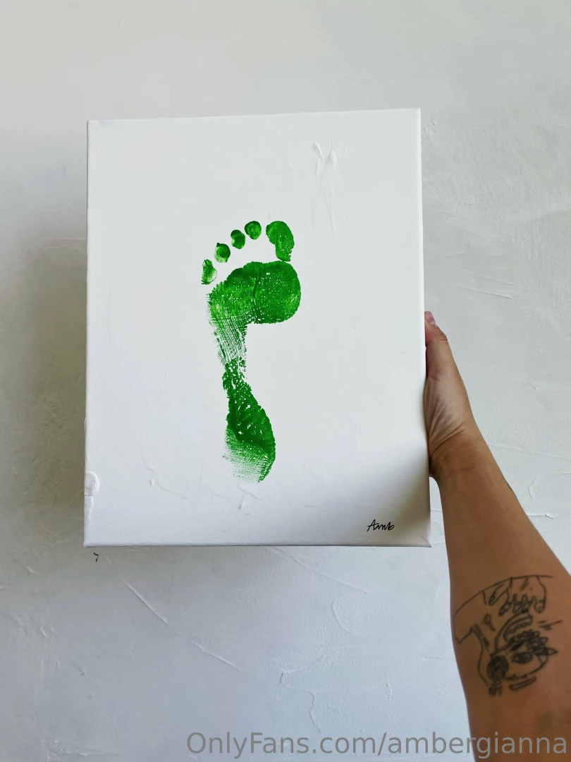 Foot art for sale on my etsy one of a kind acrylic paint foot prints part 2 