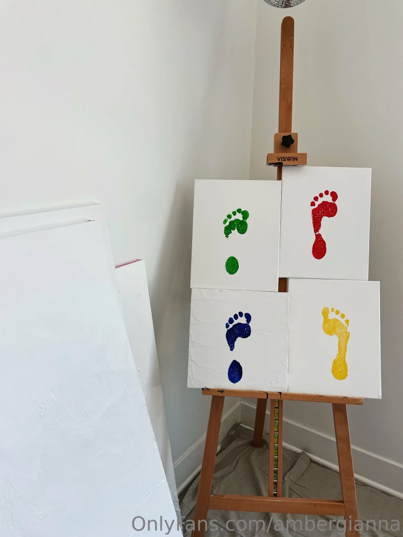 Foot art for sale on my etsy one of a kind acrylic paint foot prints part 1 