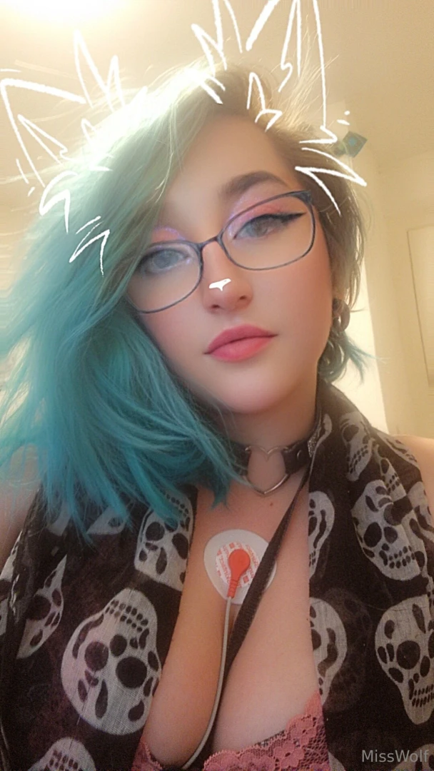 This is my new favourite fitler the sticker is a 24 heart monitor 