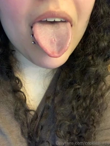 Are you cumming on my tongue or somewhere else