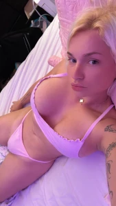 23 pic dump in a baby pink lingerie set i came like 5 times in this part 2
