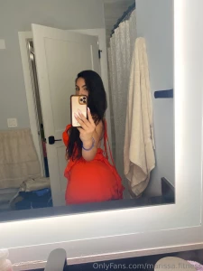 Slaying in my favorite red dress