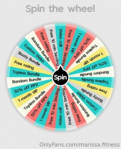Spin the wheel tip 10 for one spin tip 16 for two spins tip 25 for part 1