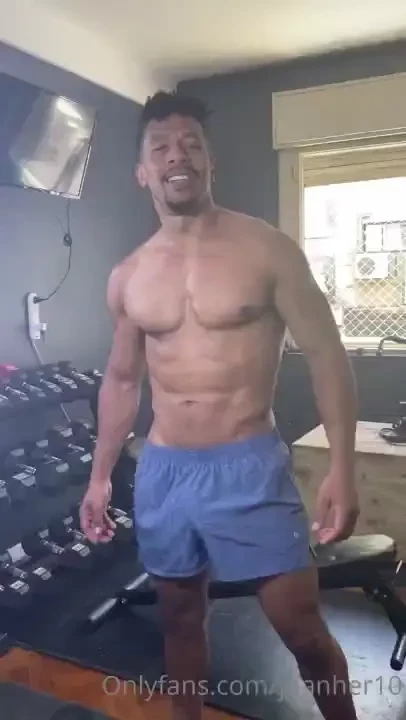 Supuestamente fui a entrenar en el gym 