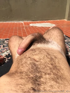 I love sunbathing naked in my backyard part 2