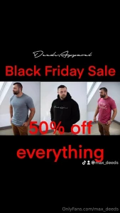 Black friday sale use promo code blackfriday at checkout deedsapparel