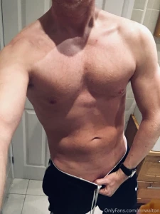 The trackie bottoms look