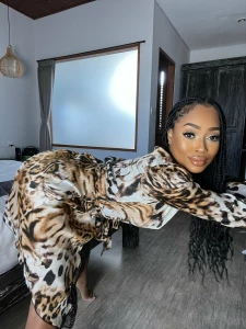 Do you prefer nina in braids feeling so hot sexy in my printed dress