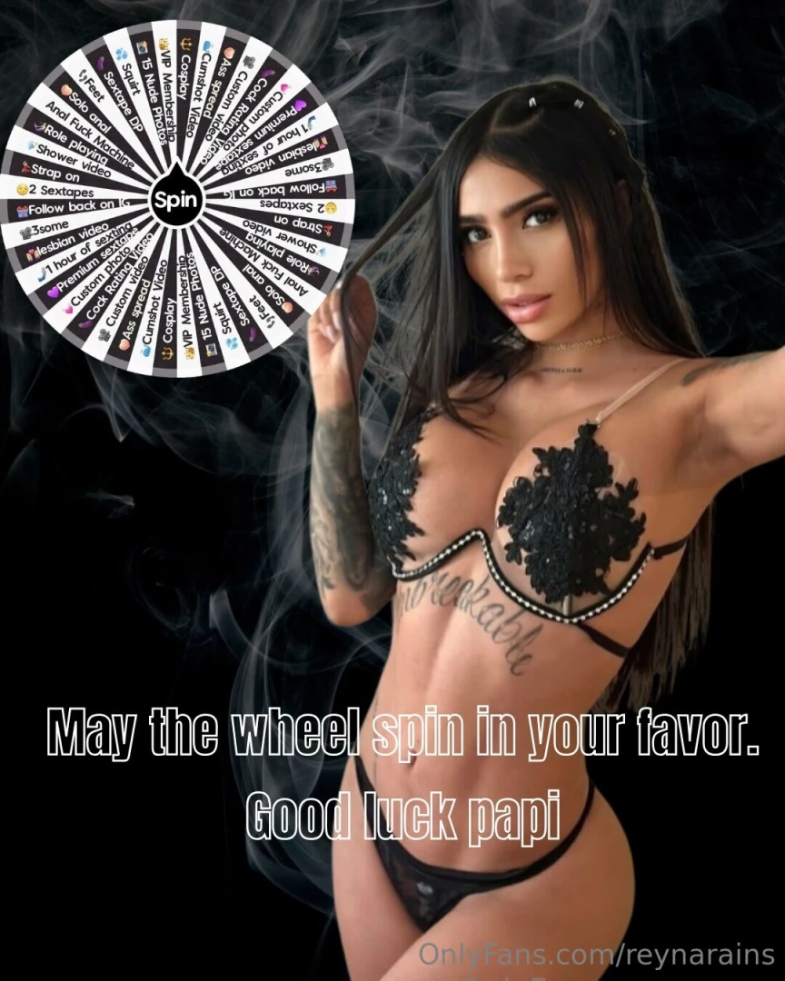 May the wheel spin in you favor 1spin for 10 2 spins for 15 3 spins 