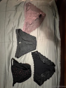 Some full coverage panty inventory schedule has some open days for part 1