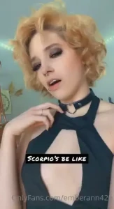 Just being my sassy scorpio self