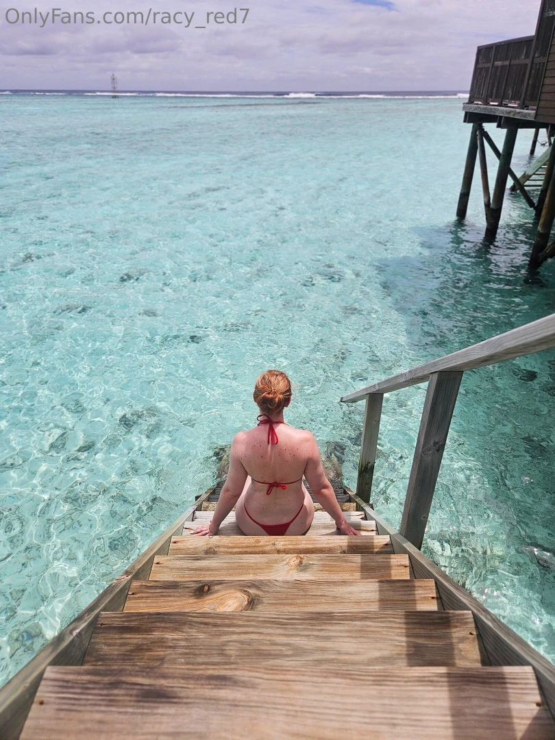 The red swimsuit is my fave 