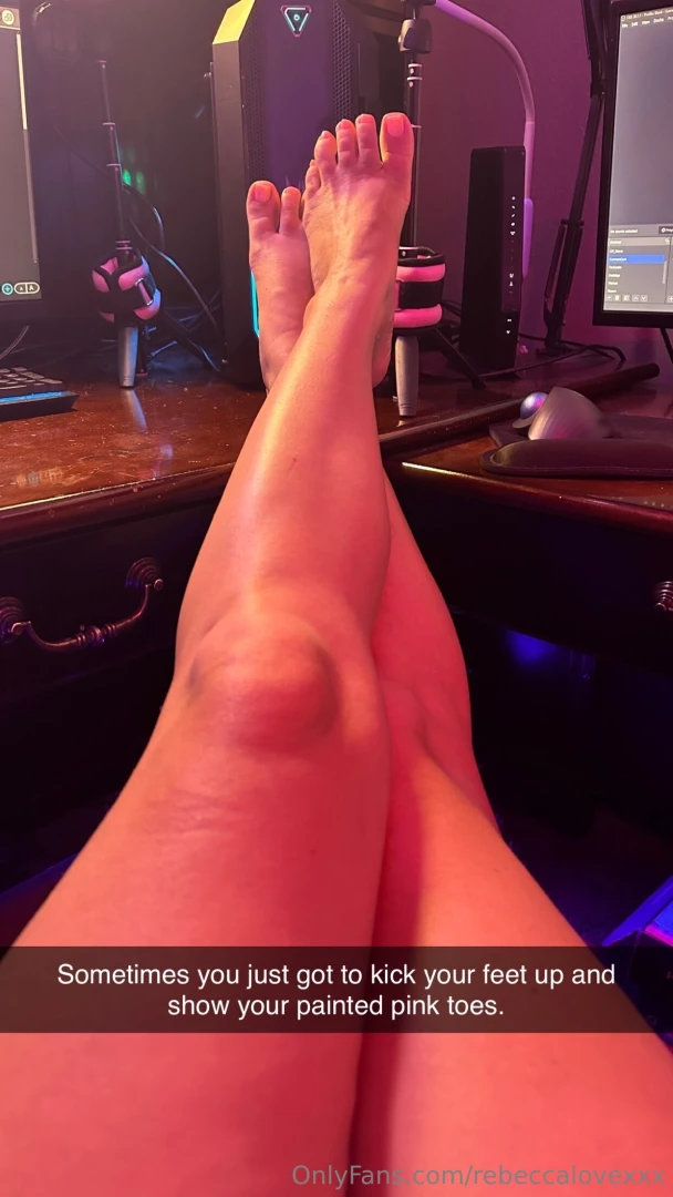 I know some of you love to see my feet so i just got a pedicure and 