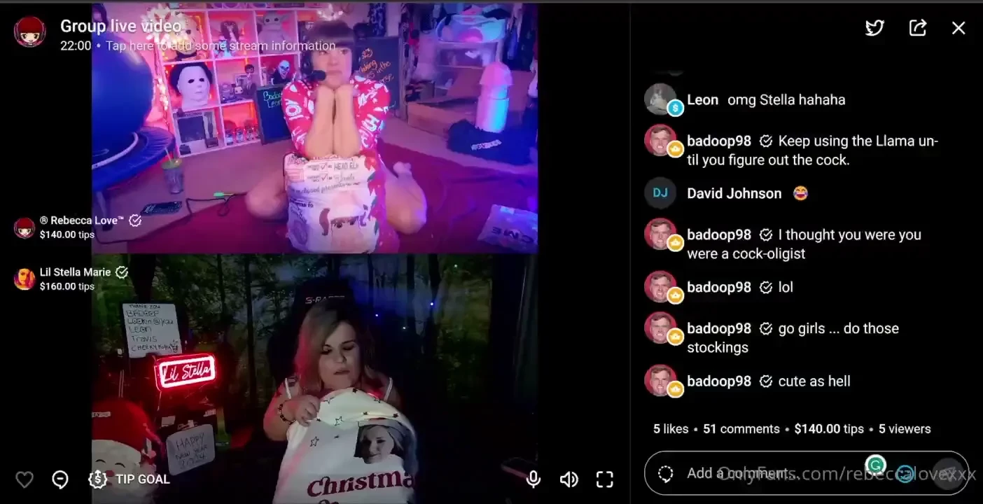 Xxxmas in july white elephant with lilstellamariexxx 