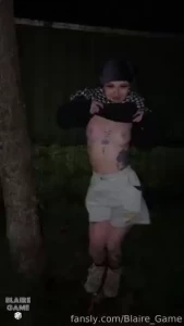 Smoll_foxx and i ran around my parents land and flashed as many times