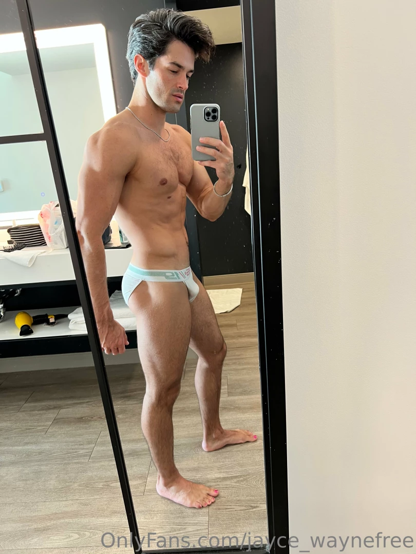 This hotel bathroom was it 