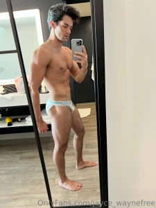 This hotel bathroom was it