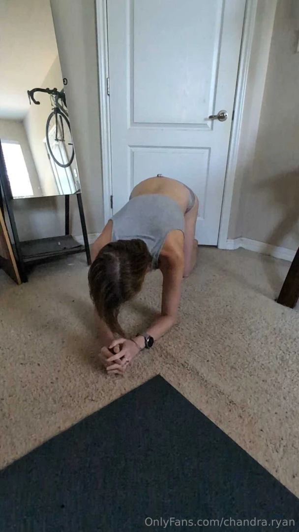 Working on a new yoga pose yes i know the tag on my panties is out i part 11 