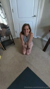 Working on a new yoga pose yes i know the tag on my panties is out i part 3