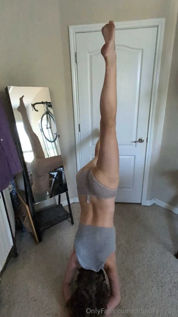 Working on a new yoga pose yes i know the tag on my panties is out i part 6 