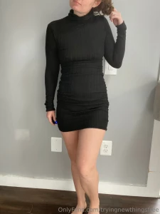 Simple black dress