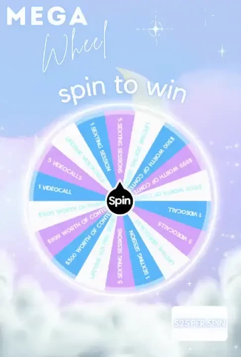 Mega wheel you are nearly guaranteed to win a lifetime service prizes 