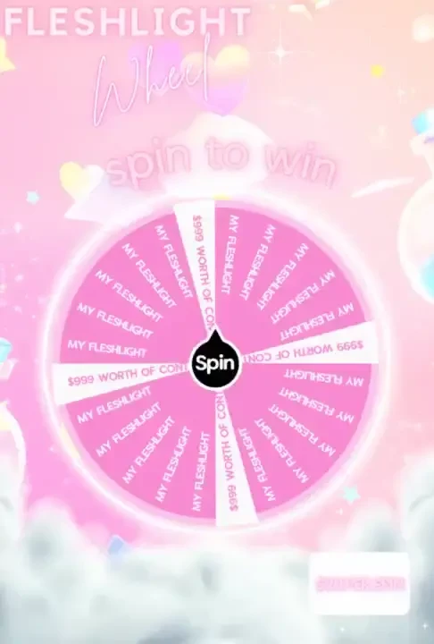 Fleshlight wheel 25 opportunities to win my fleshlight with this wheel 