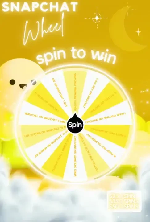 Snapchat wheel prizes 5 pussy pics on snapchat 10 pussy pics on 