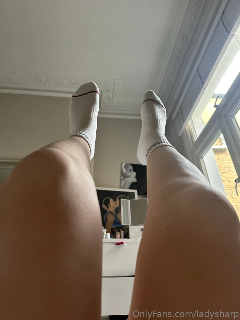 Currently lying in bed only thing i m wearing is my socks part 1 