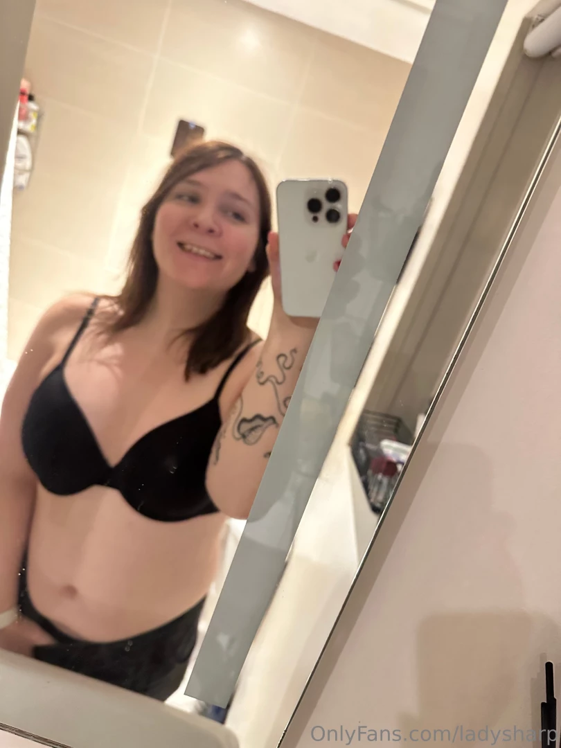 Felt cute before hopping in the shower 