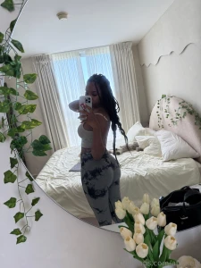 Flirting with the camera and maybe with you too