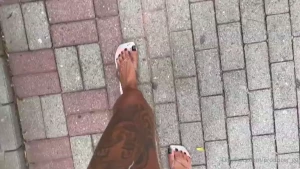 The neighbor finds veronica sitting on the condominium s bench after a