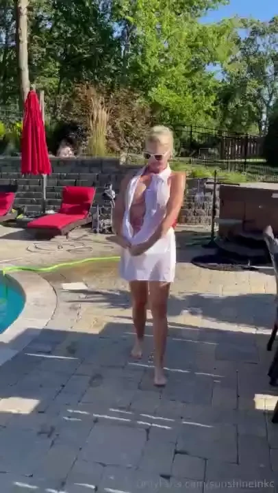 The wet dress got cold 