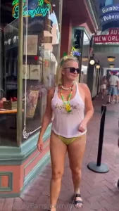 Walking on bourbon street back to the hotel from a foam party and too part 4