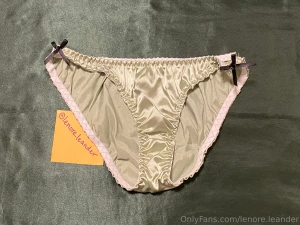 The newest satin additions to my panty drawer take a peak at my new